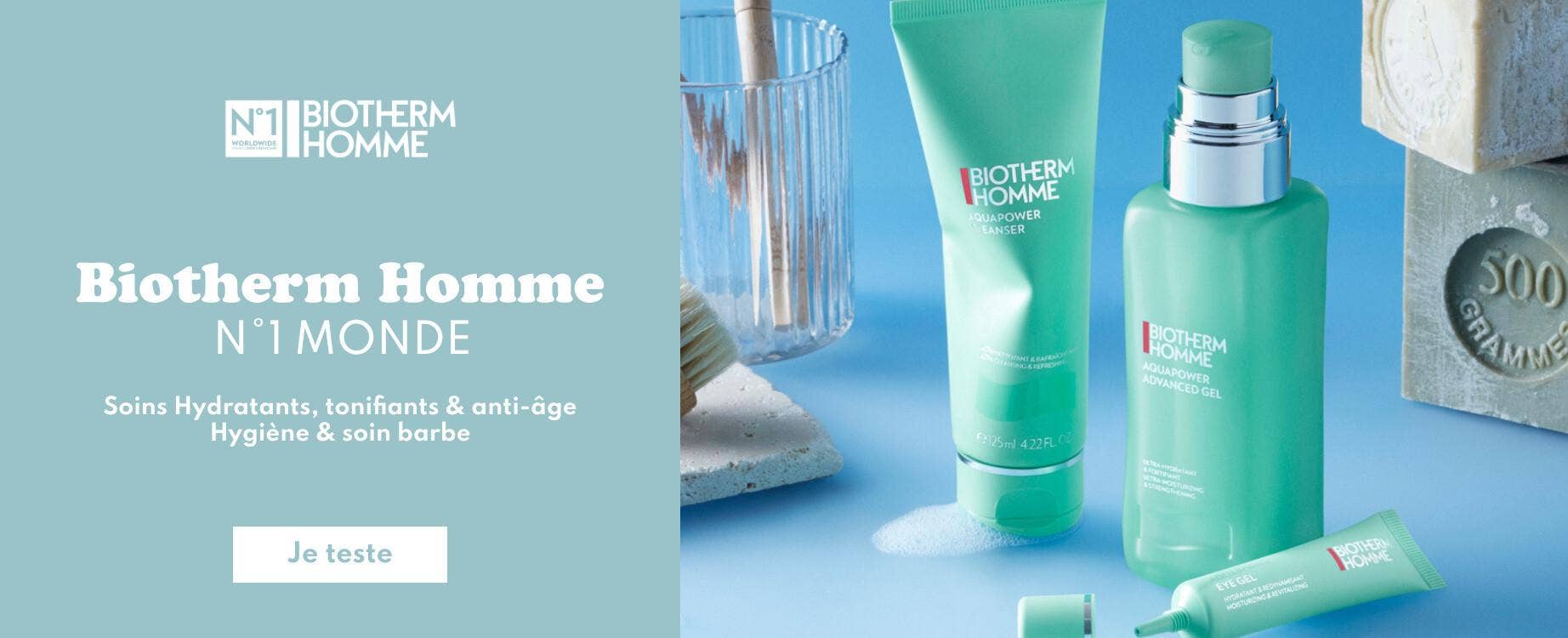 Découvrez Biotherm Homme !