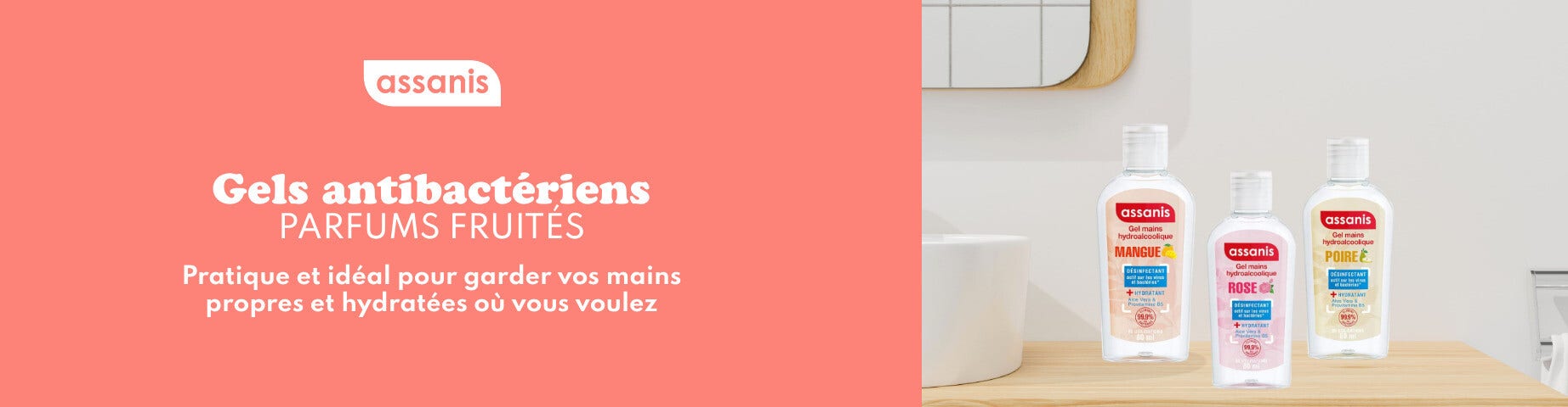 Découvrez les gels hydroalcooliques Assanis