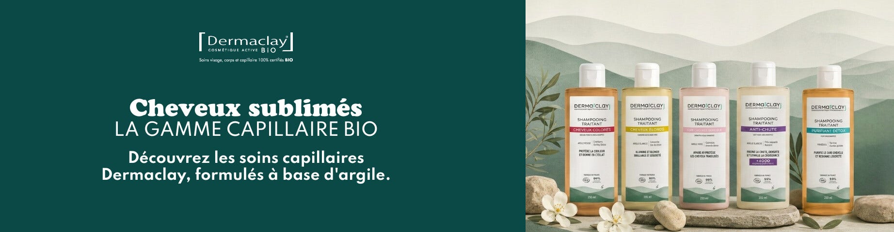 Découvrez la gamme capillaire Dermaclay