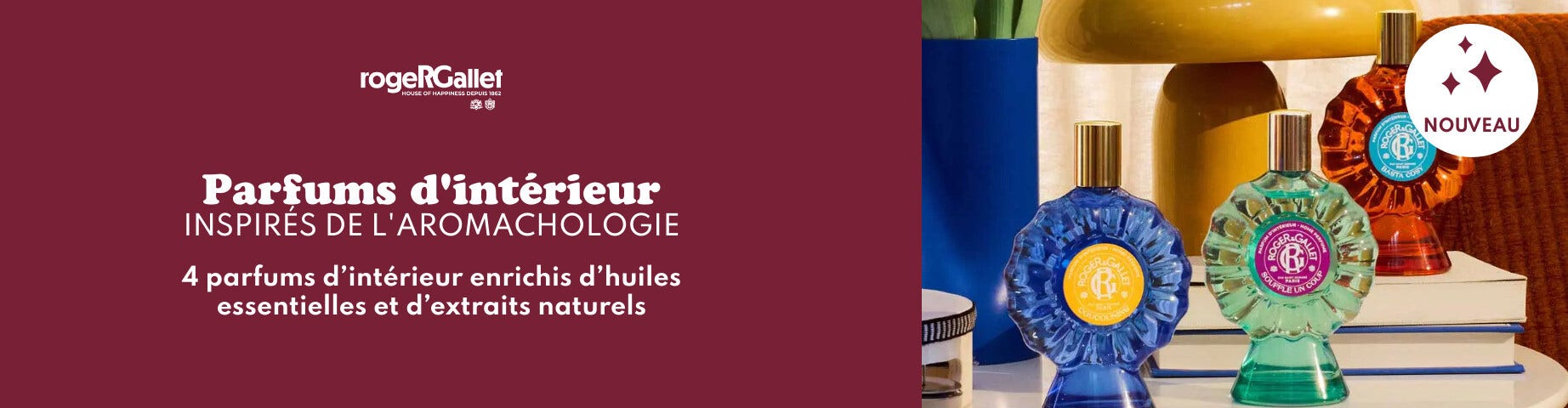 Découvrez les nouveaux parfums d'intérieur Roger&Gallet