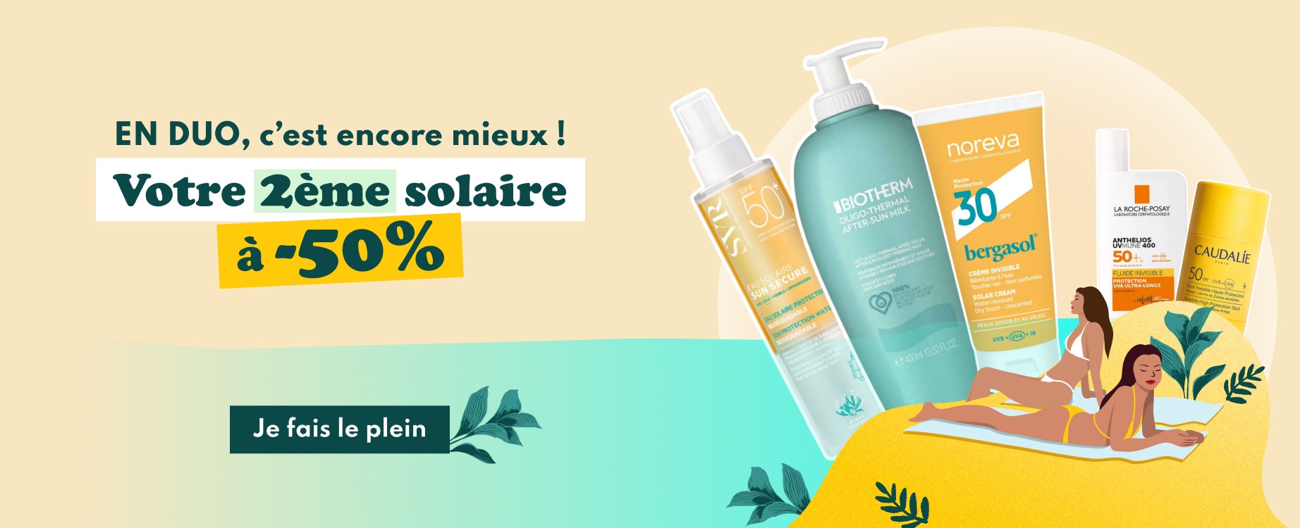 Profitez de l'offre le 2ème à -50% sur une sélection solaire !