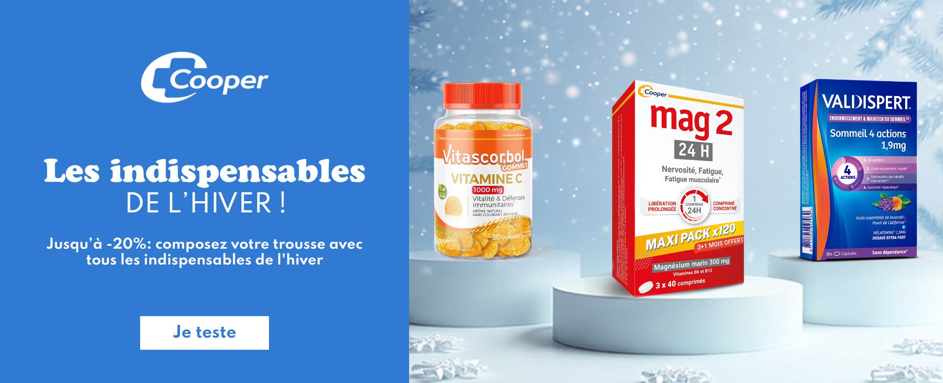 Jusqu'à -20% sur les indispensables de l'hiver