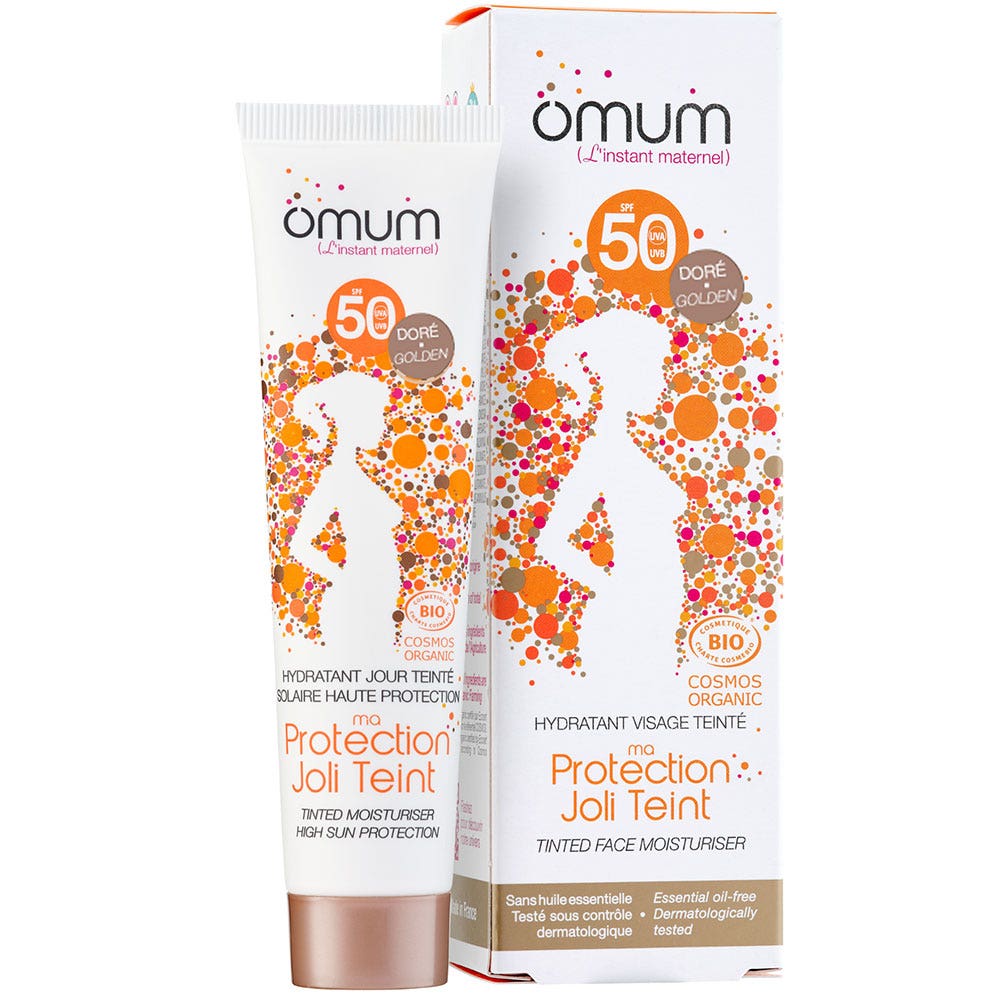 Omum Les Soins Visage Hydratant visage teinté SPF50 Ma Protection Joli Teint 40ml DORE OMUM