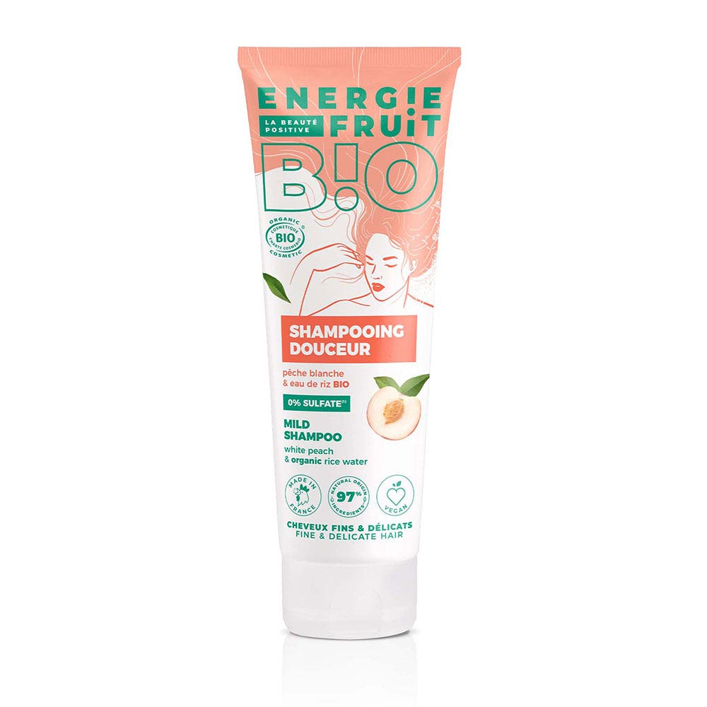 Energie Fruit Shampooing Sans Sulfates Certifie Bio Cheveux Fins 250ml