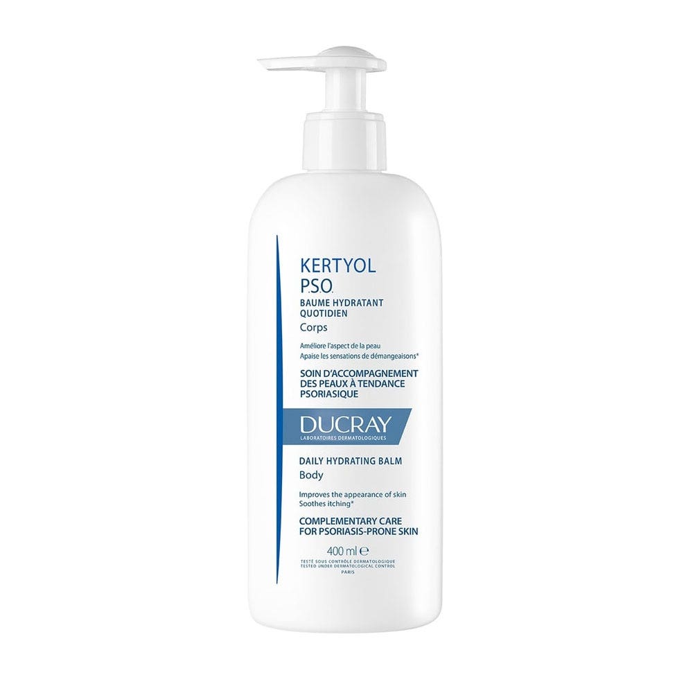 Ducray Kertyol P.S.O Baume Hydratant Quotidien Corps Peaux Psoriasiques 400ml
