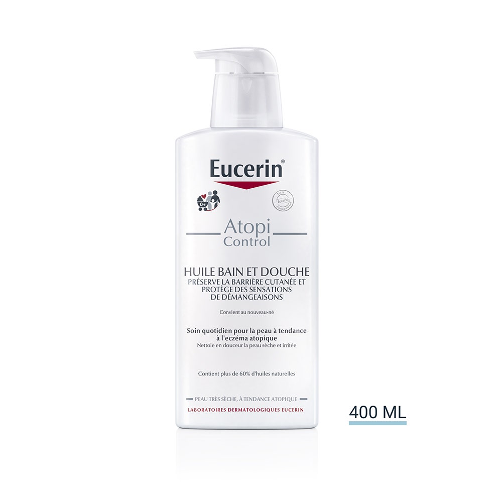 Huile Bain Et Douche Peaux Seches Atopiques 400ml Atopicontrol Eucerin