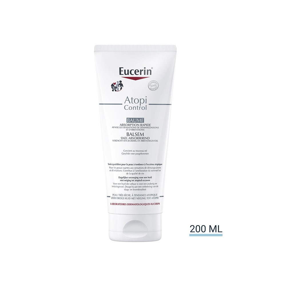 Baume Apaisant 200ml Atopicontrol Peaux sèches à tendance atopique Eucerin