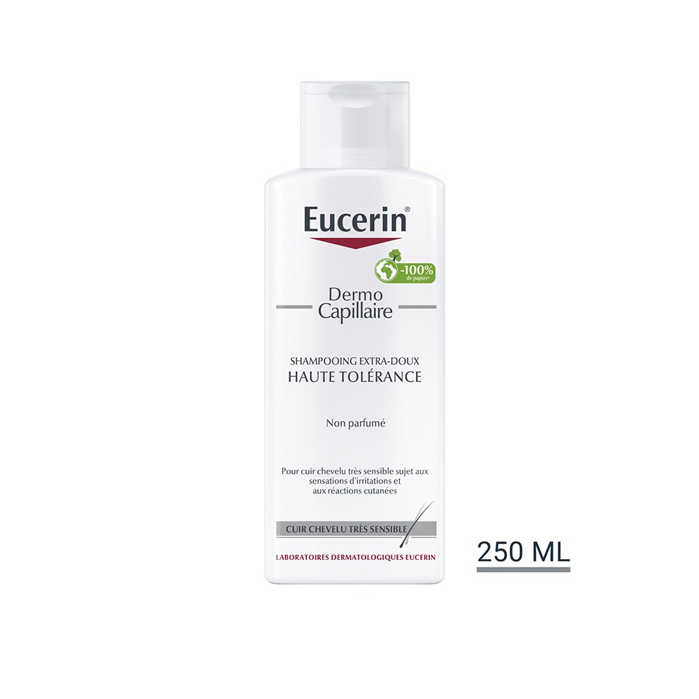 Eucerin Dermocapillaire Shampooing Haute Tolerance Cuir chevelu hypersensible 250ml