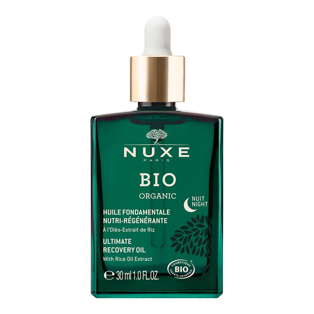 Nuxe Bio Huile Nuit Fondamentale Nutri Regenerante Oleo Extrait De Riz 30ml