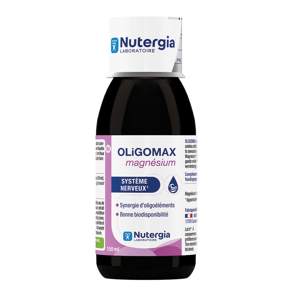 Nutergia Oligomax Magnésium Système Nerveux 150ml