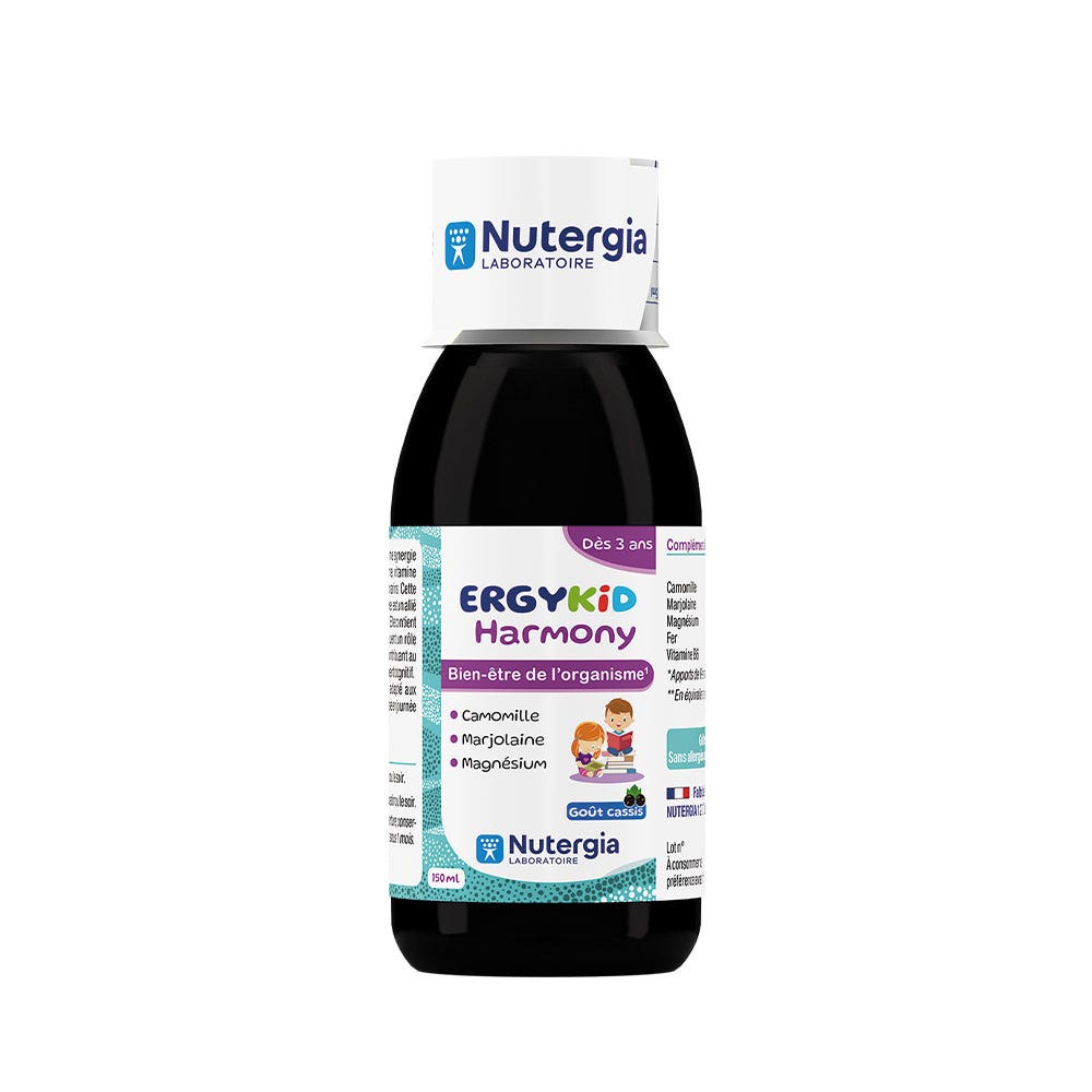 Nutergia Ergykid Harmony Goût Cassis 150ml