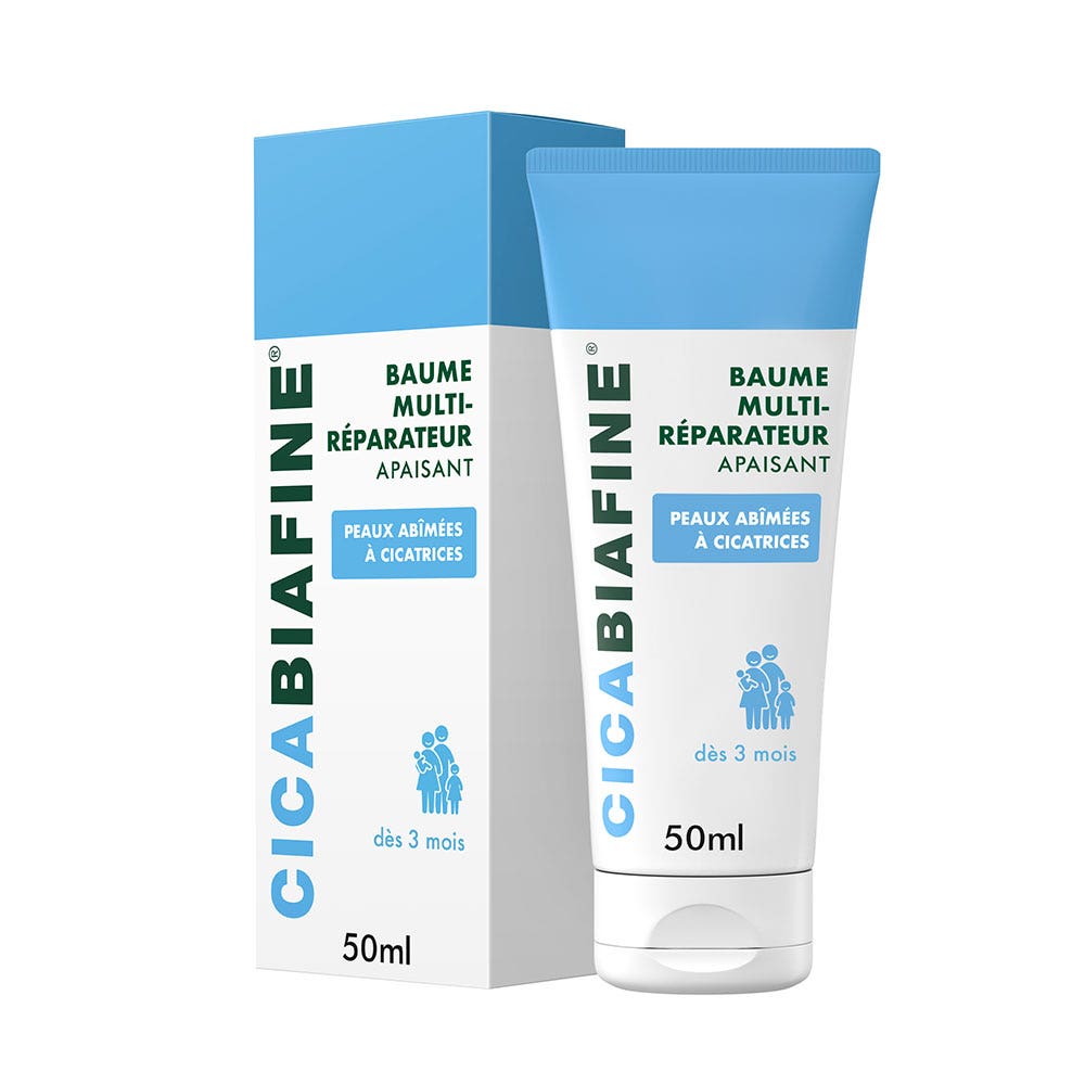 Baume Multi-Réparateur apaisant 50ml Cicabiafine Peaux abîmées à cicatrices Biafine