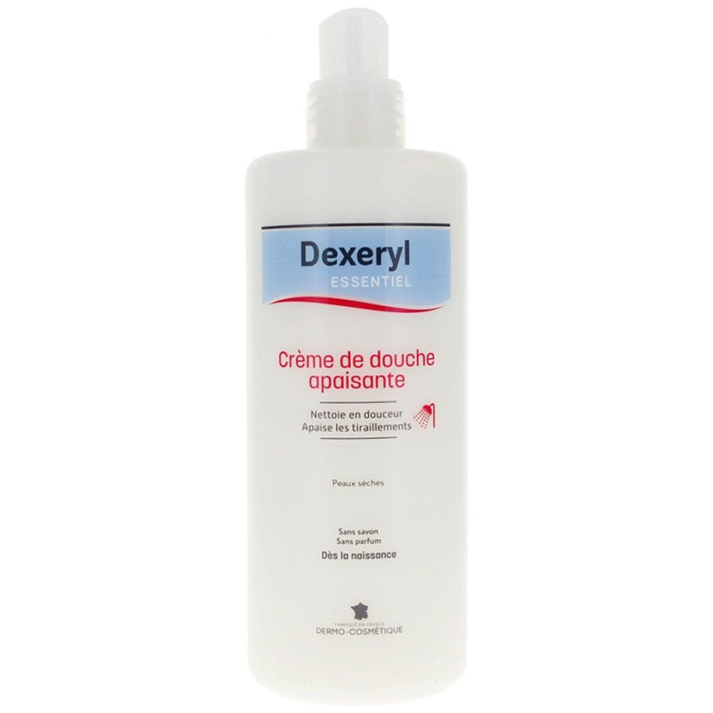 Crème de Douche Apaisante Peaux Sèches 500ml Dexeryl