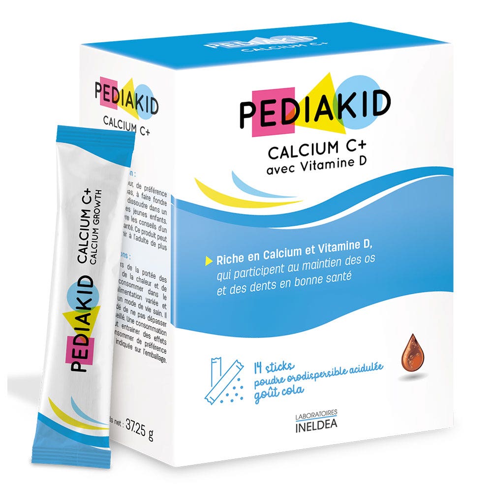 Pediakid Calcium C+ 14 Sticks