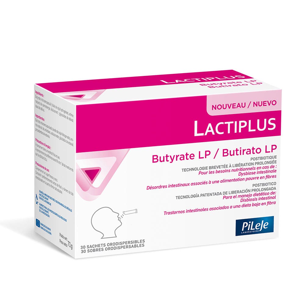 Pileje Permeabiane Lactiplus Butyrate LP Permeabiane x 30 sachets orodispersibles