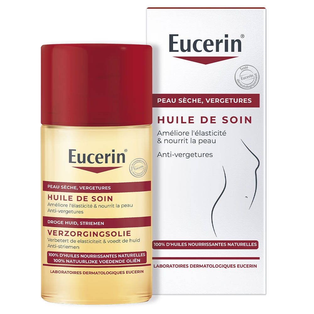 Eucerin Huile De Soin Vergetures Peaux Sèches 125ml