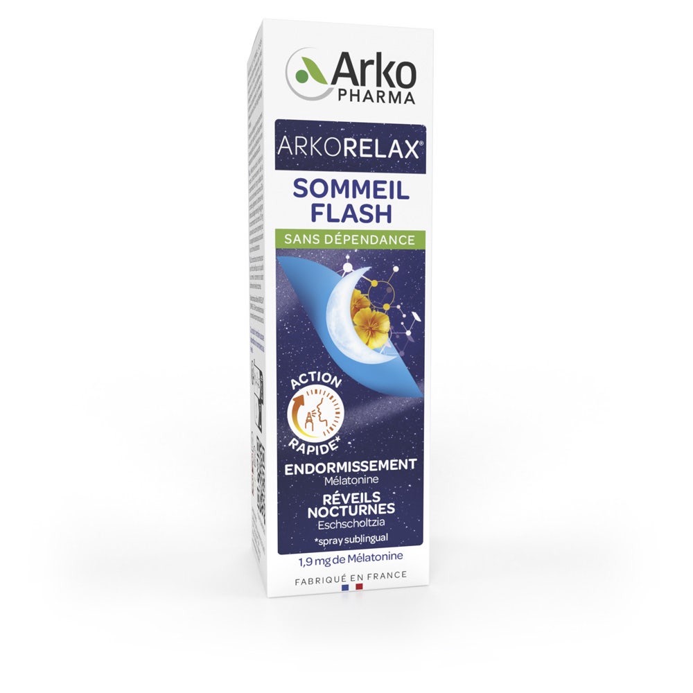 Arkopharma Arkorelax Sommeil Flash 1.9mg de mélatonine 20ml