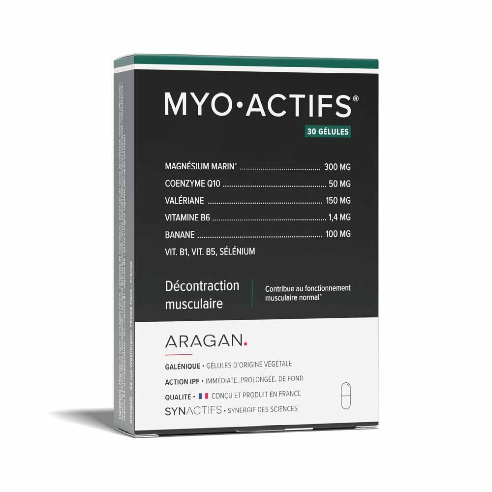 Aragan Synactifs Myoactif Décontraction musculaire 30 gélules