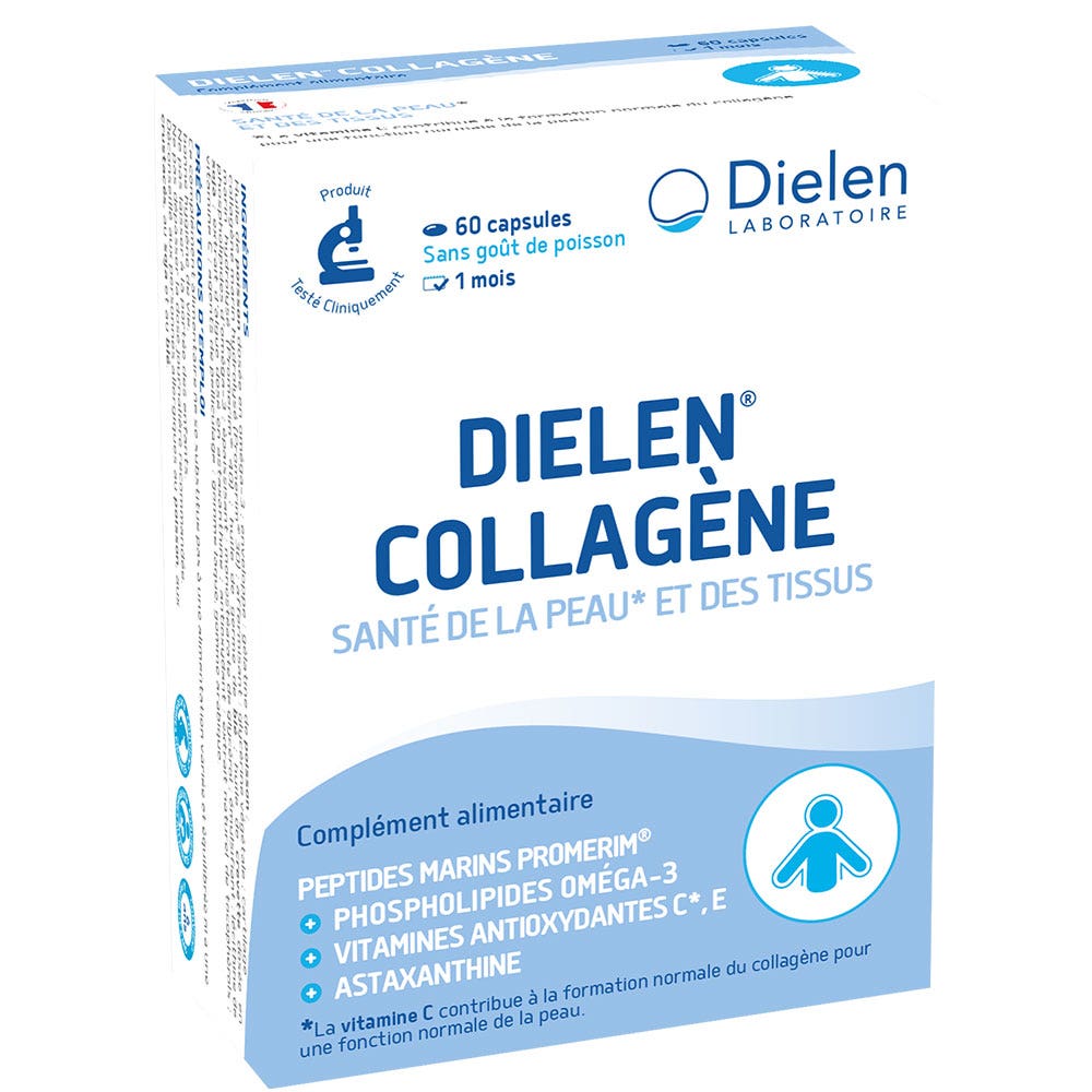 Dielen Collagene 60 Capsules Sante Et Beaute De La Peau