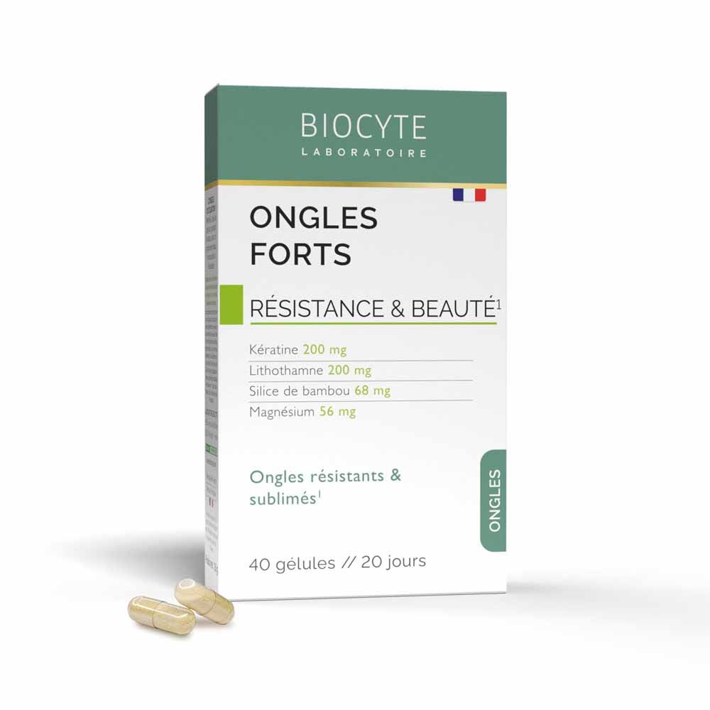 Biocyte Ongles Forts Résistance et beauté 40 Gélules