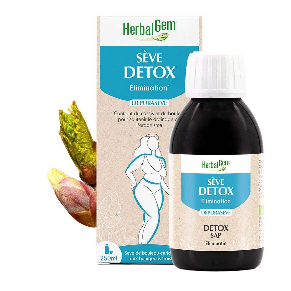 Herbalgem Sève De Bouleau Fraiche Depuraseve Bio Detox 250ml