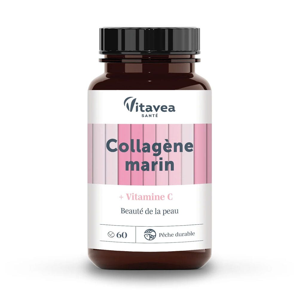 Vitavea Santé Les Essentiels Collagène Marin Beauté De La Peau x60 comprimés