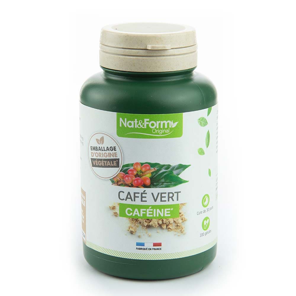 Nat&Form Cafe Vert Bio 200 Gelules Cafeine Nat&form