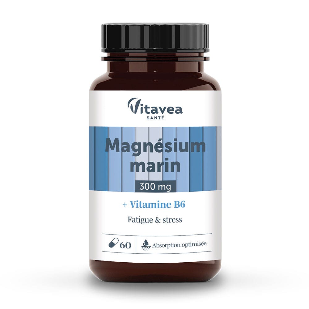 Vitavea Santé Les Essentiels Magnésium Bio Fatigue & stress 60 gélules