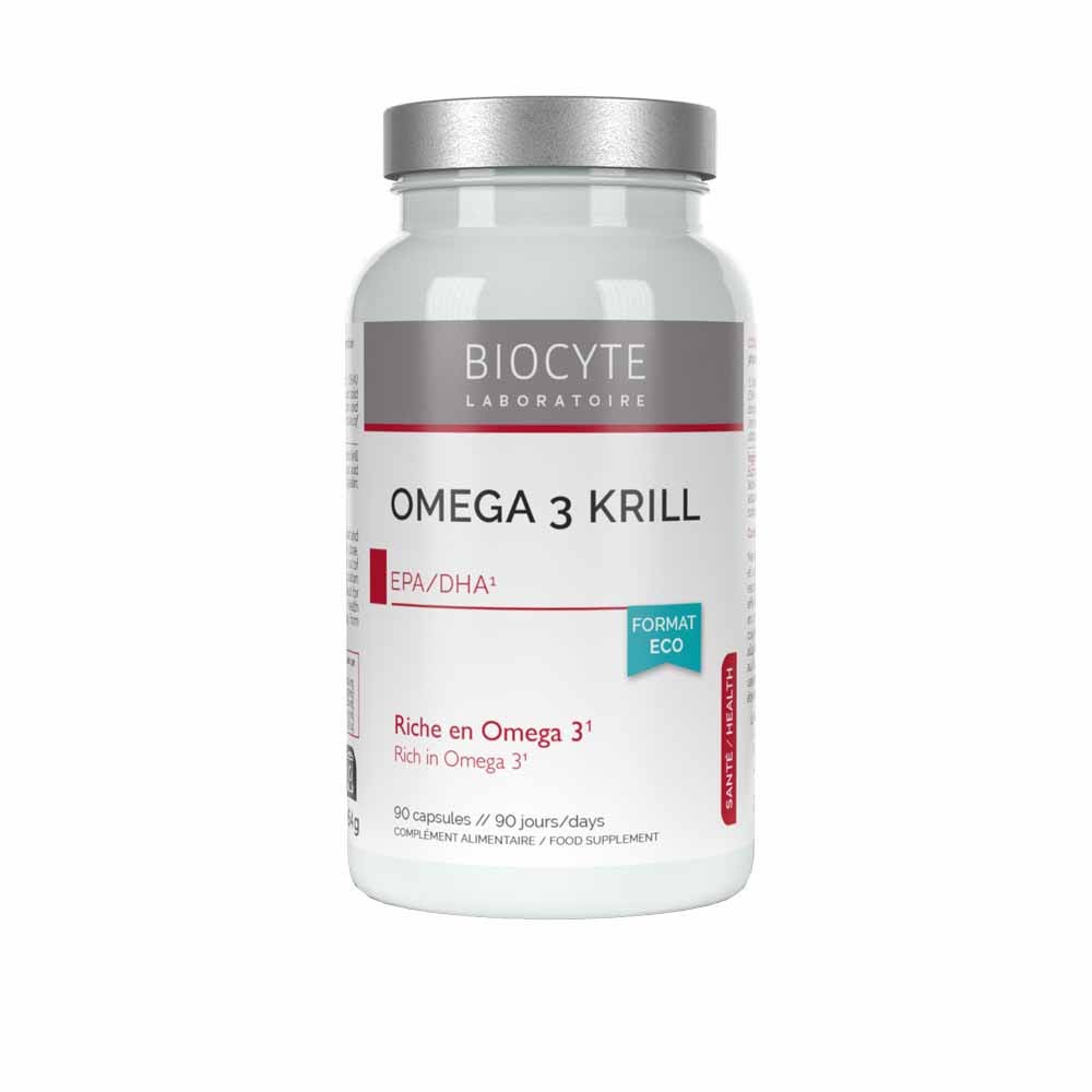 Biocyte Longevity Oméga 3 Krill 90 Capsules