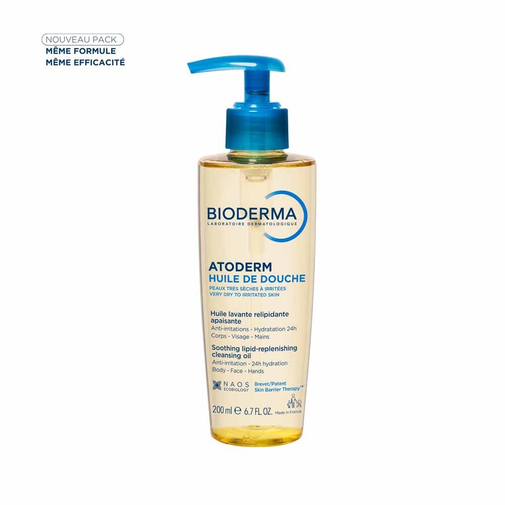 Bioderma Atoderm Huile de Douche Peaux Très Sèches à Atopiques 200ml