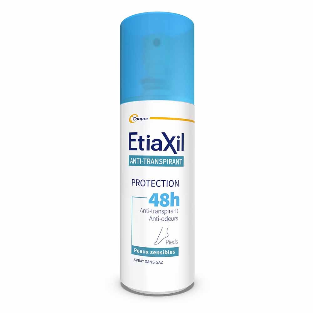 Etiaxil Anti-Transpirant Déodorant Protection 48h Pieds Peaux Sensibles 100ml