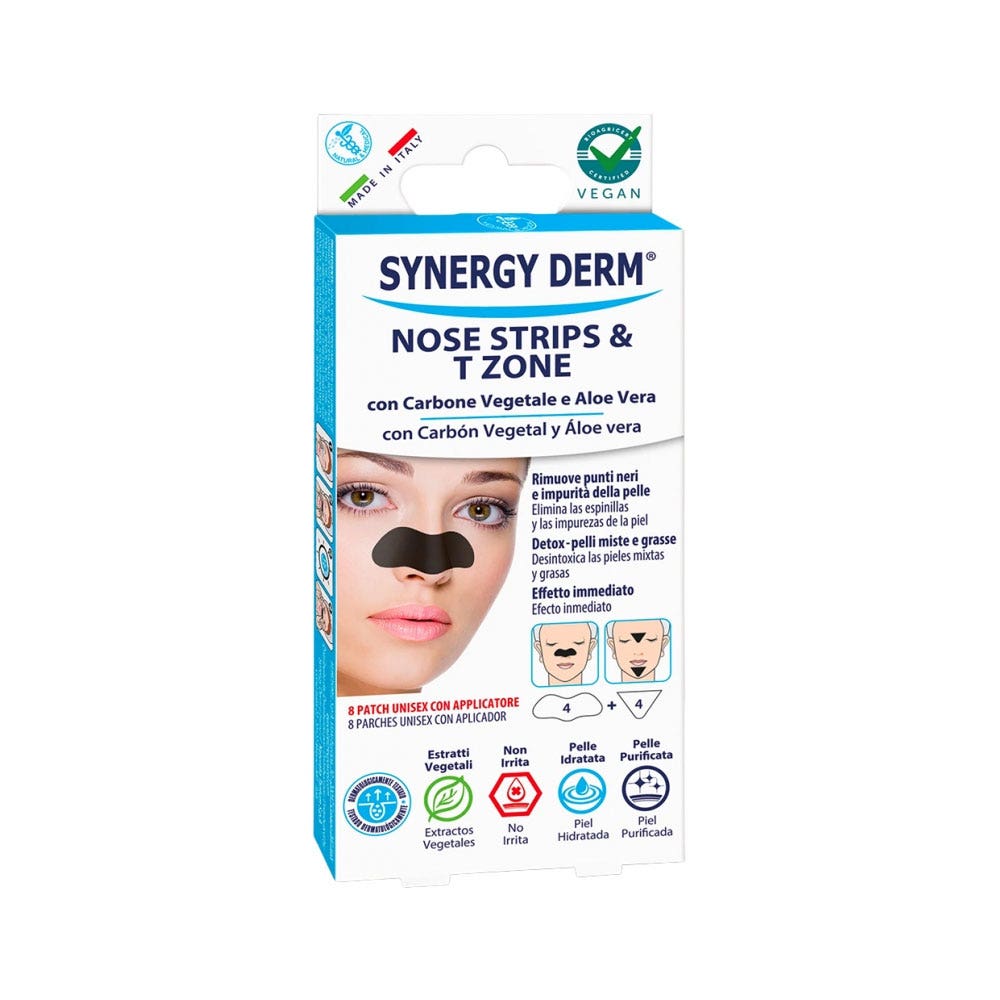 Incarose Synergy Derm Nose Strips Charbon Patch nez x8