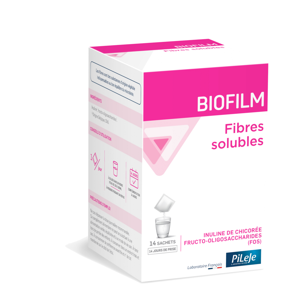 Pileje Biofilm Fibres Solubles 14 sachets de 6g
