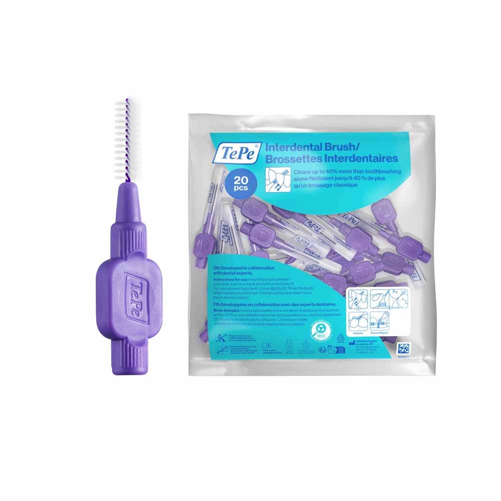 TePe Brossettes Interdentaires Originales éco-responsables x20 1.1 MM - ISO 6
