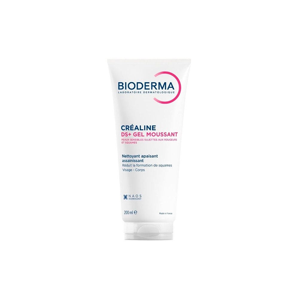 Bioderma Crealine DS+ Gel Moussant Apaisant et Assainissant 200ml