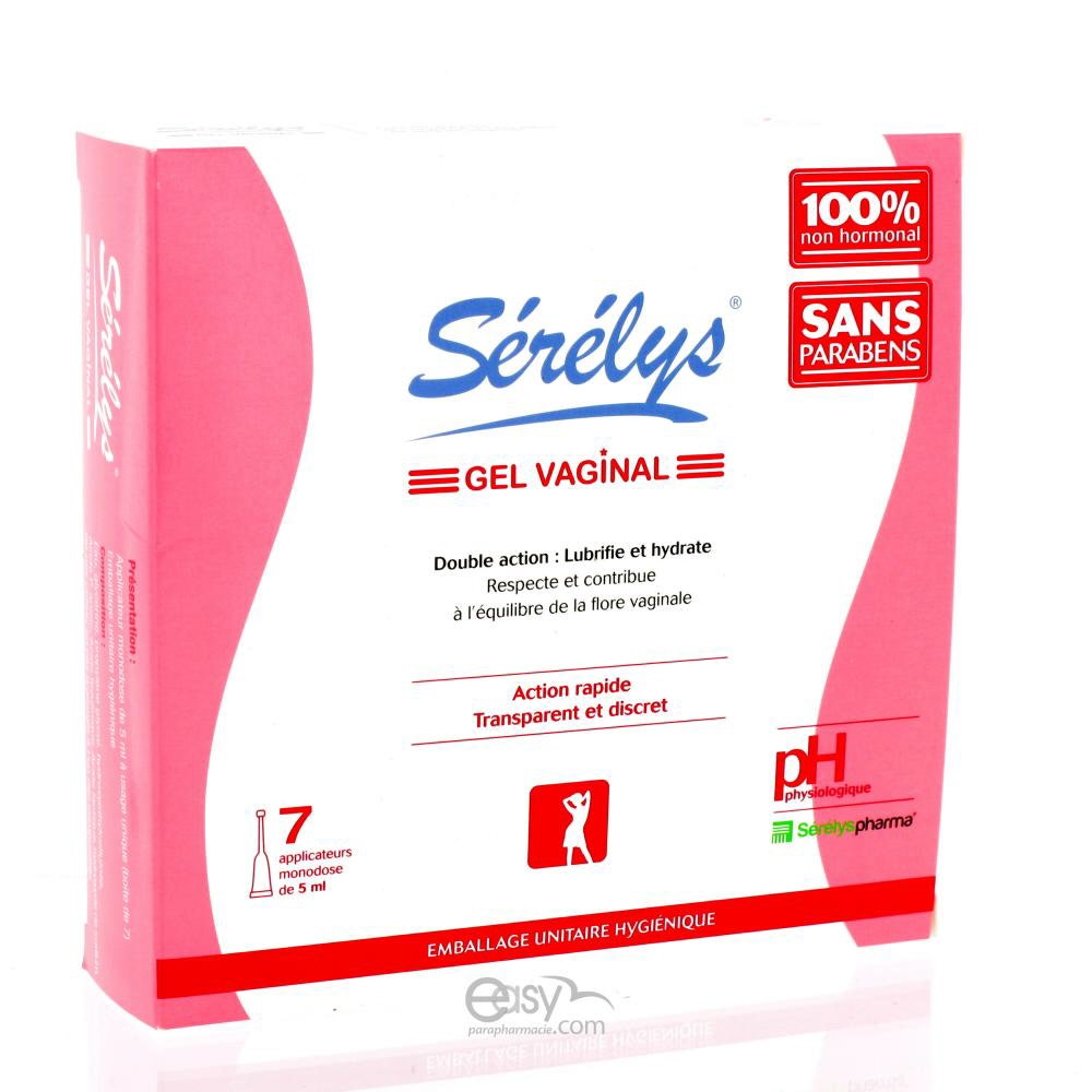 Gel Vaginal 7x5ml Sécheresse vaginale Serelys Pharma