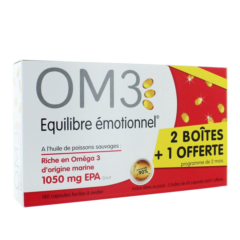 Omega 3 Equilibre Emotionnel 180 capsules OM3