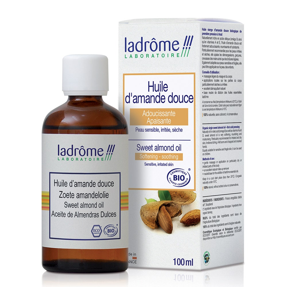 Huile Vegetale D'amande Douce Bio 100ml Ladrôme