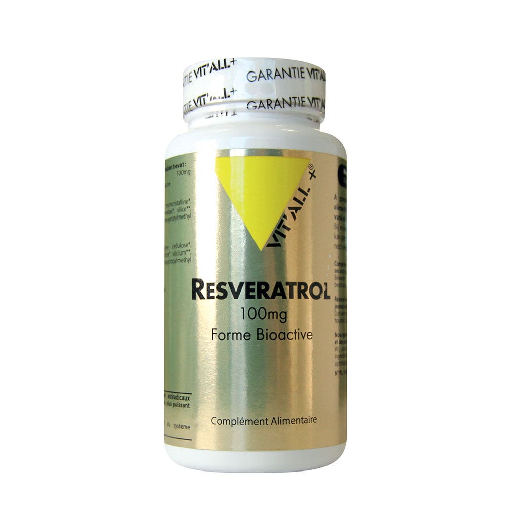 Vit'All+ Resveratrol 100mg 30 Comprimés