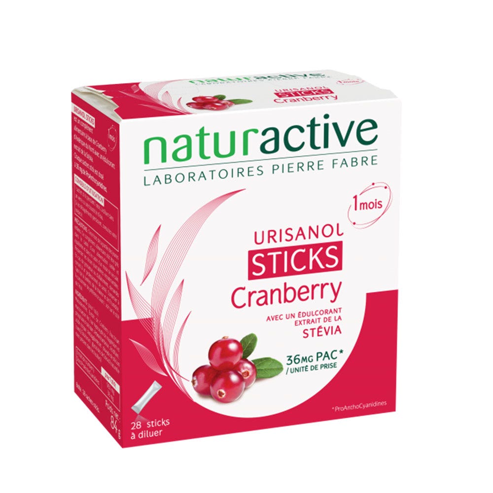 Naturactive Urisanol Cranberry 28 Sticks