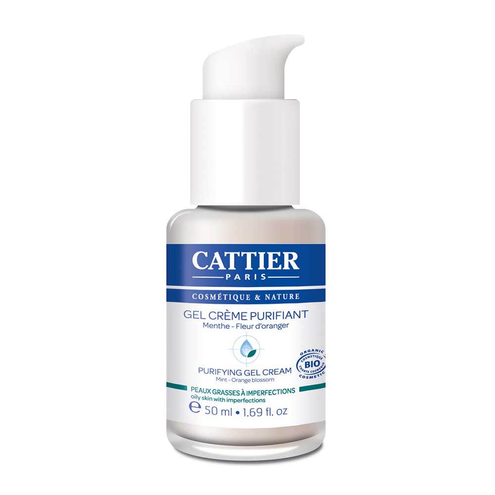 Gel Creme Purifiant Peaux Grasses A Imperfections Bio 50ml Cattier