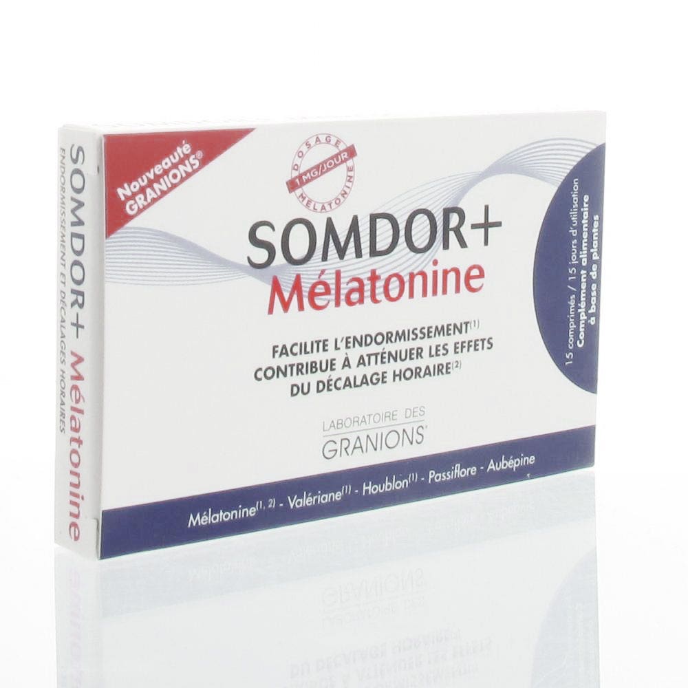 Somdor+ Melatonine 15 Comprimes Granions