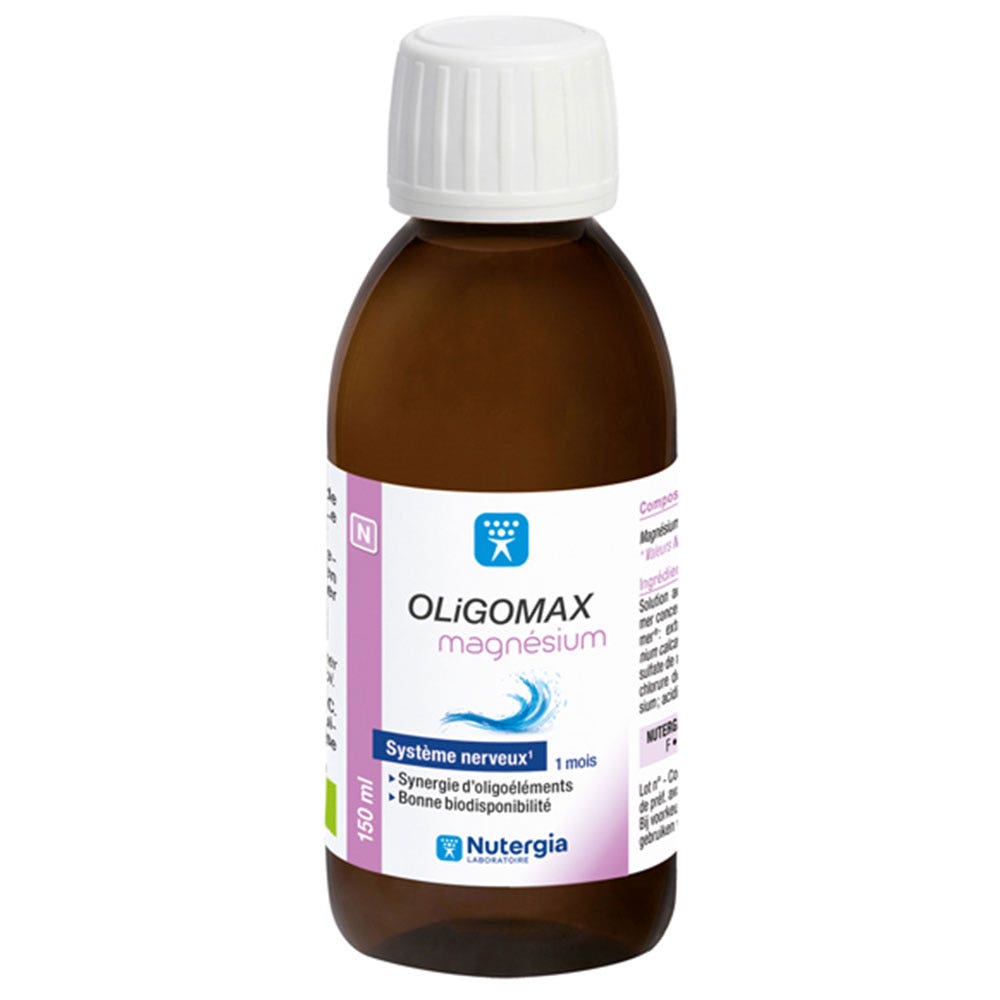Oligomax Magnesium 150ml Système Nerveux Nutergia