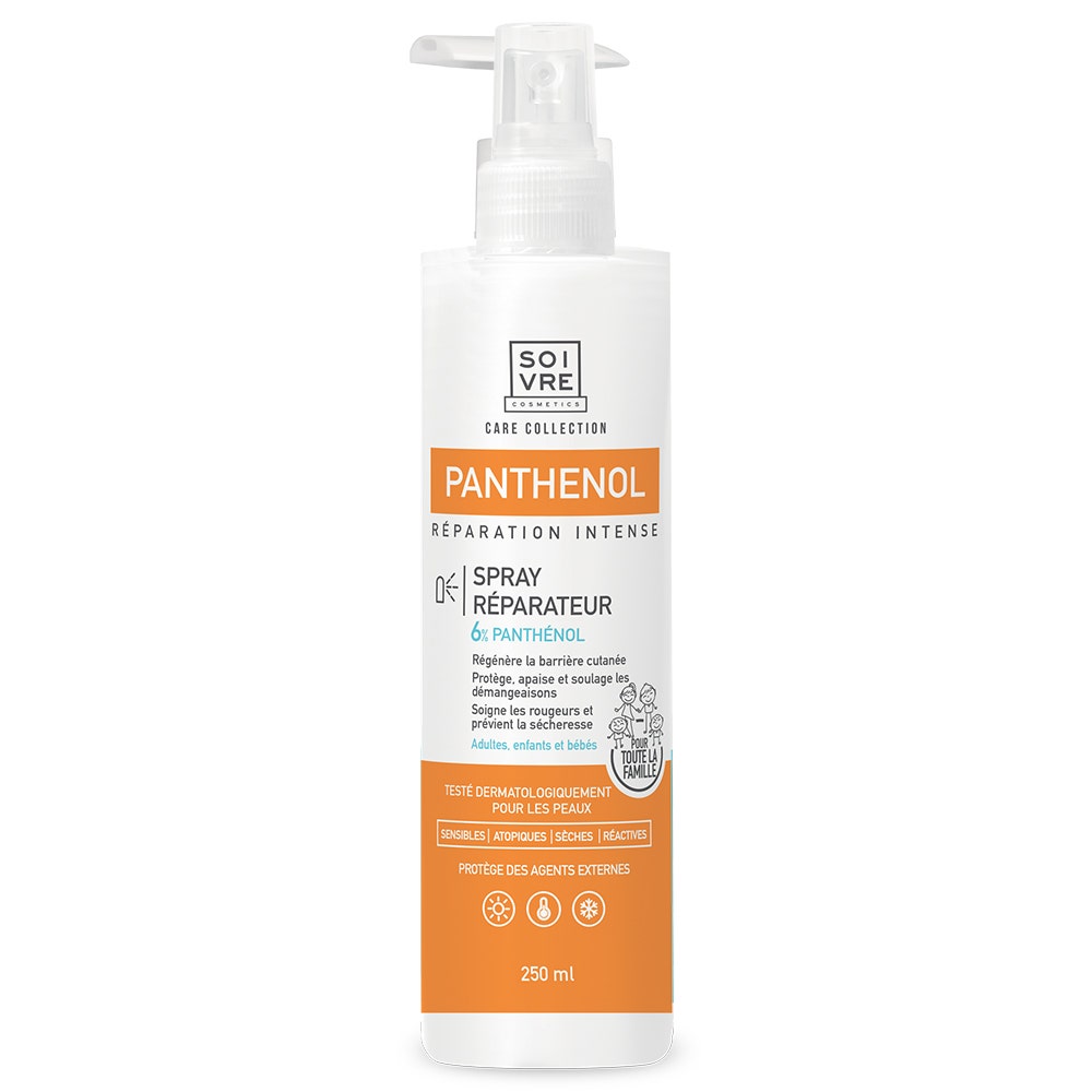 Soivre Cosmetics Panthénol Spray Reparateur Reparation Intense 6% 250 ml