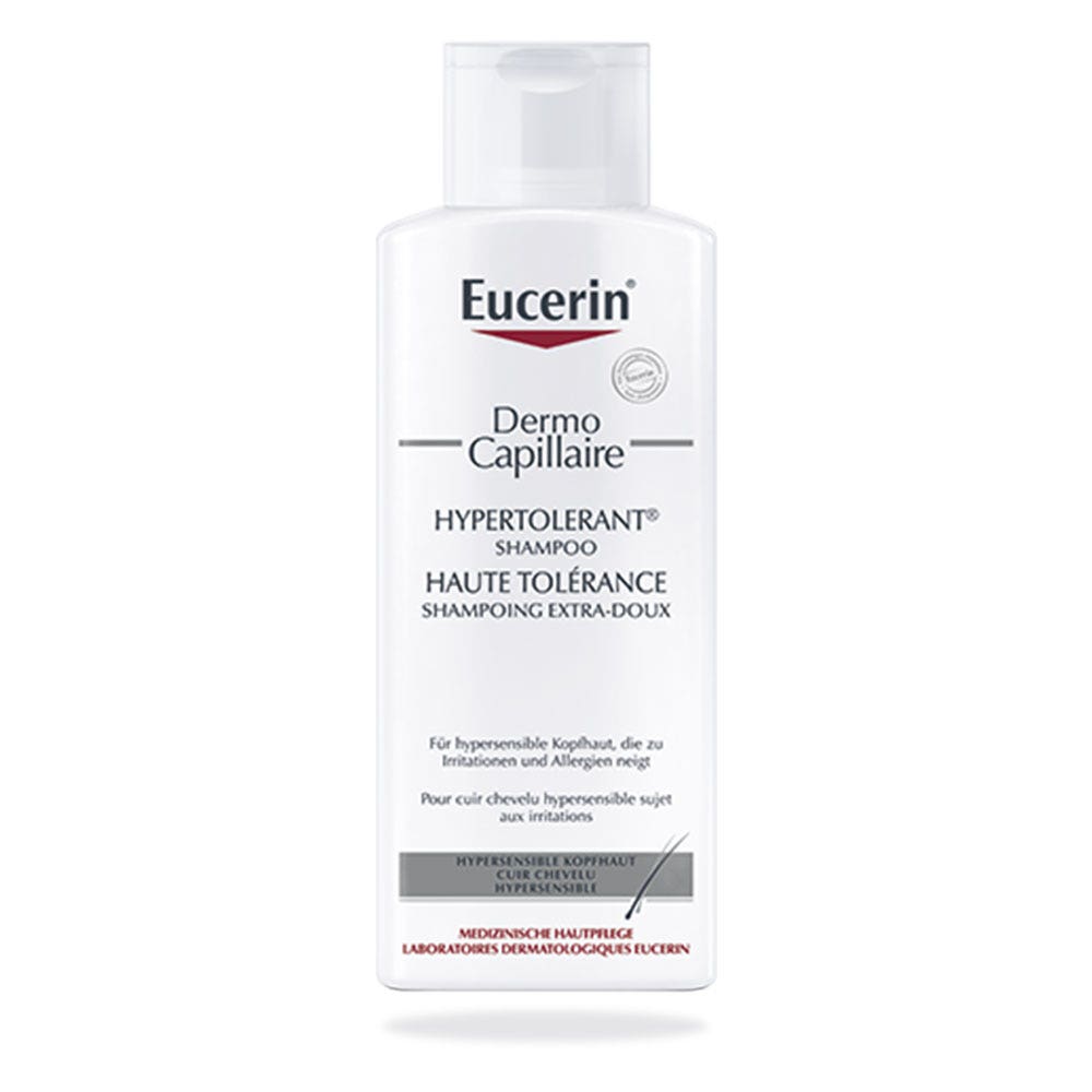 Shampooing Haute Tolerance 250ml Dermocapillaire Cuir chevelu hypersensible Eucerin