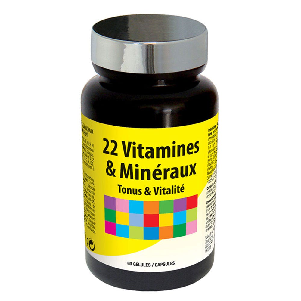 22 Vitamines Et 60 Gelules Mineraux Nutri Expert