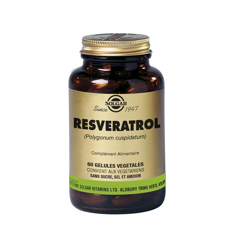Resveratrol 60 Gelules Vegetales Solgar