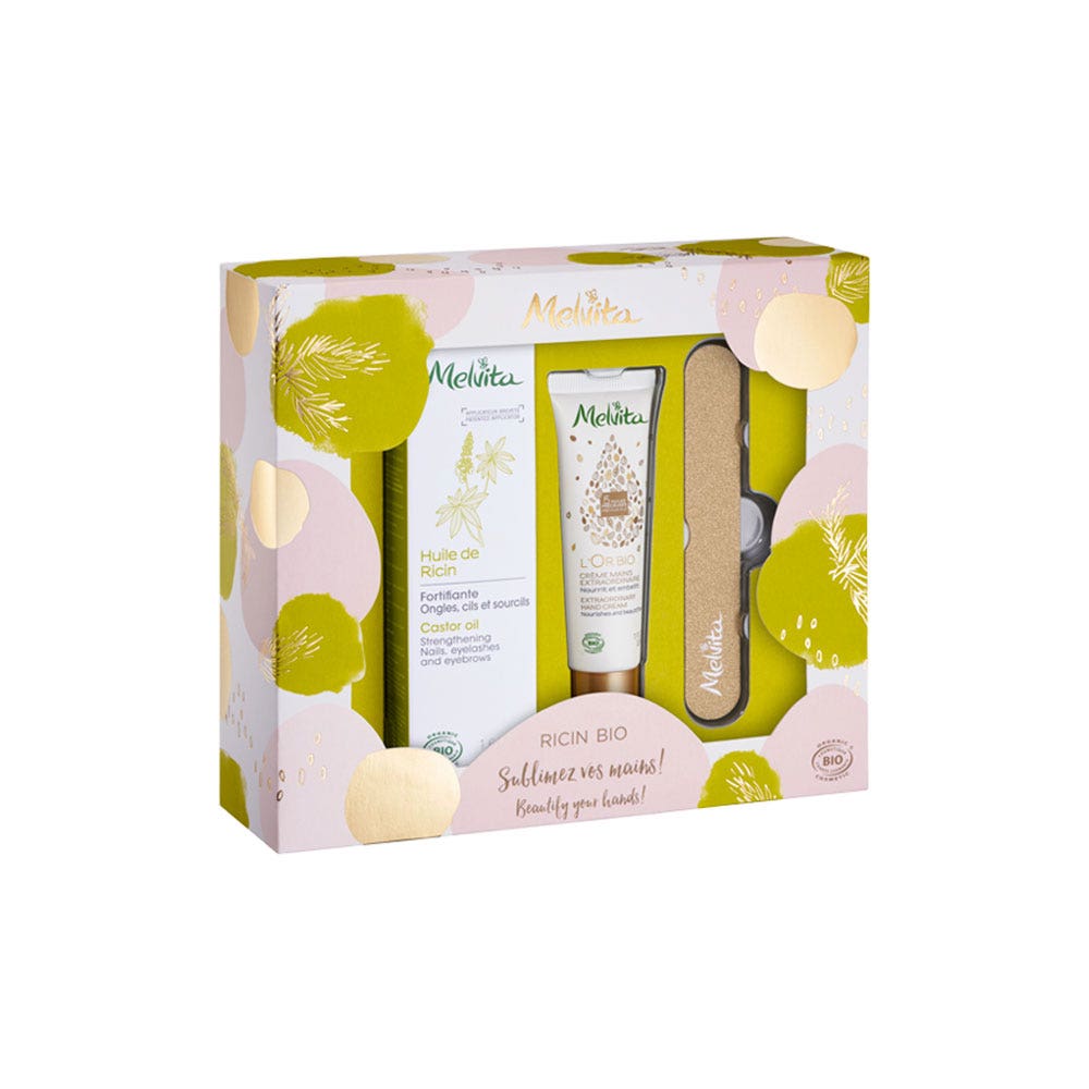 Melvita Coffret Sublimez Vos Mains Ricin Bio 80ml