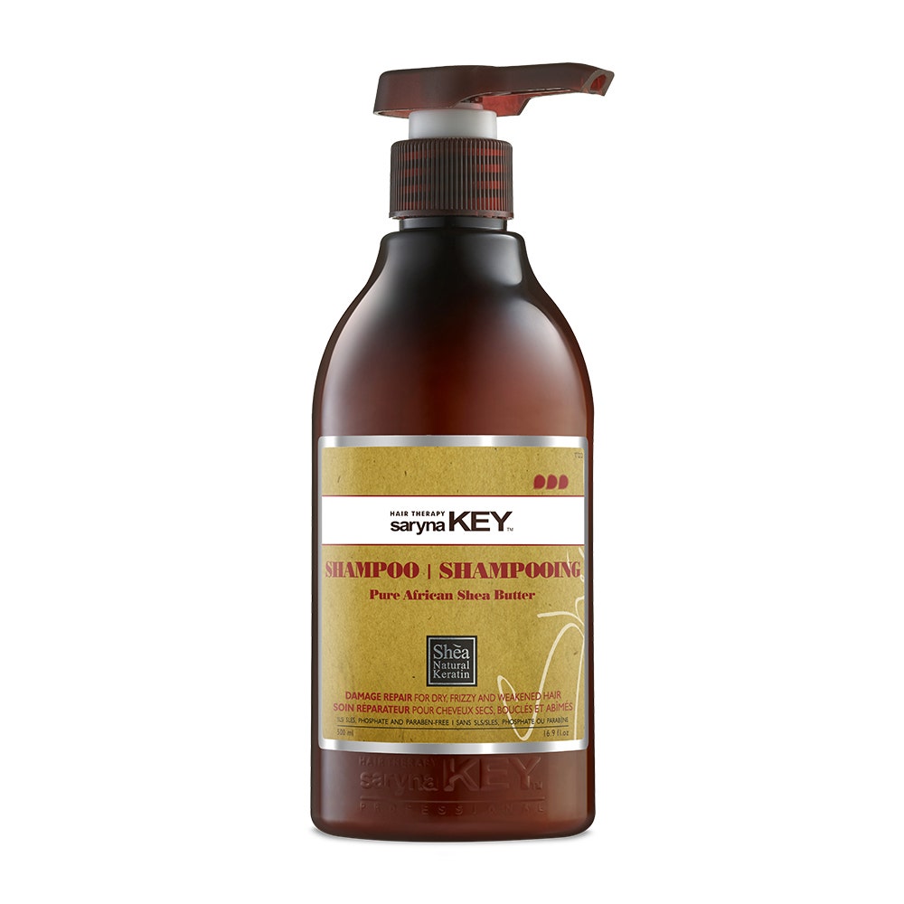 Shampooing Soin Reparateur Beurre De Karite Pur D'afrique 500ml Damage Repair Saryna Key