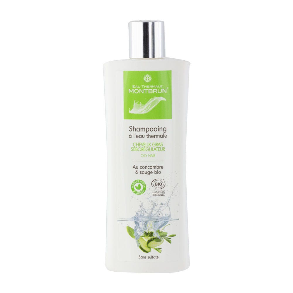 Montbrun Shampooing A L'eau Thermale Cheveux Gras Seboregulateur 250ml